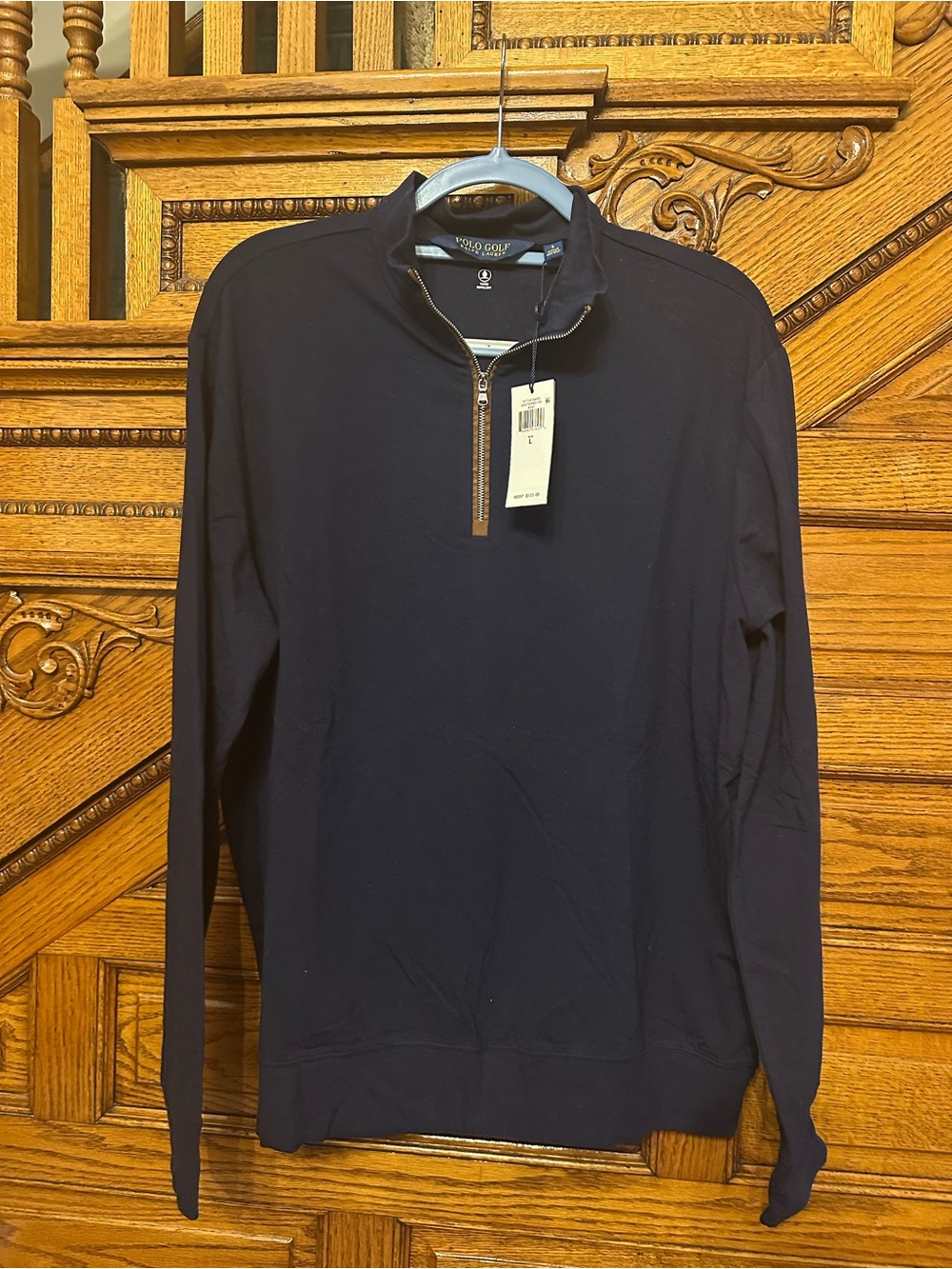 Polo by Ralph Lauren Navy Polo Golf Quarter-Zip Pullover